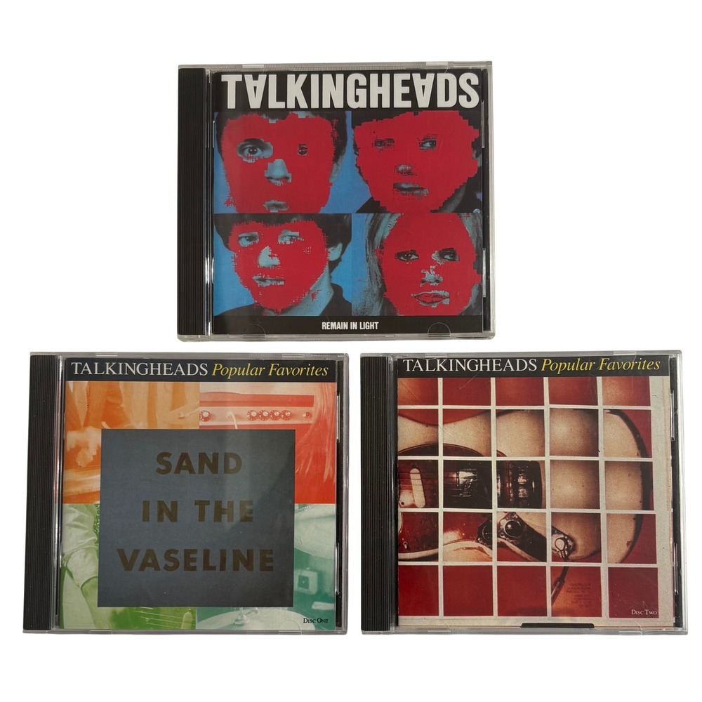 Talking Heads CD Lot Remain in Light & Sand in the‎ Vaseline Popular Favorites